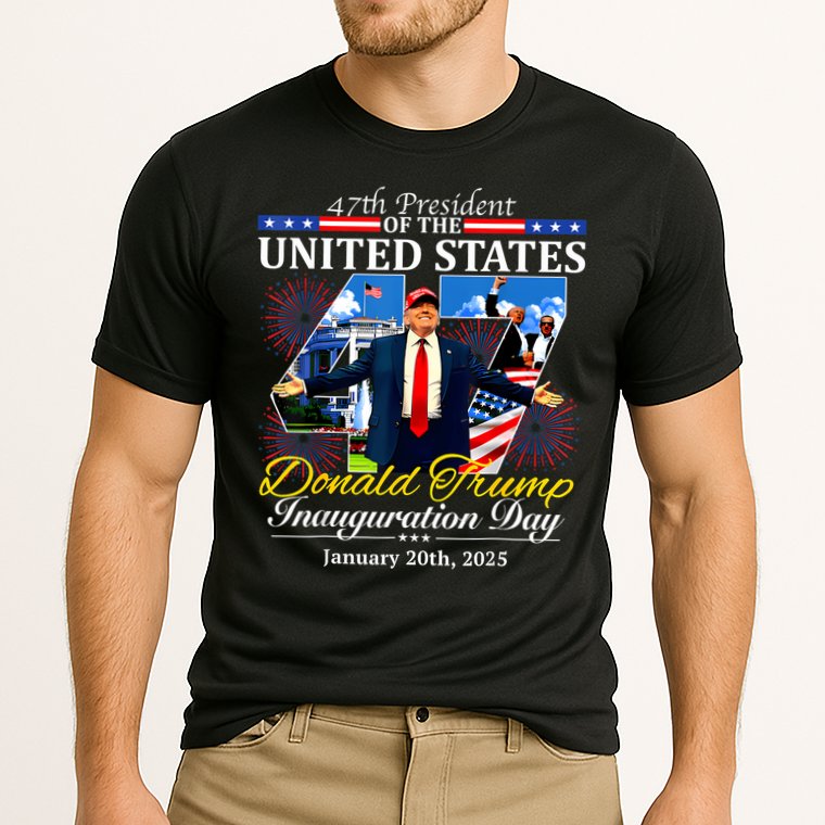 47 President Donald Trump Inauguration Day 2025 Cooling Performance Crew T-Shirt