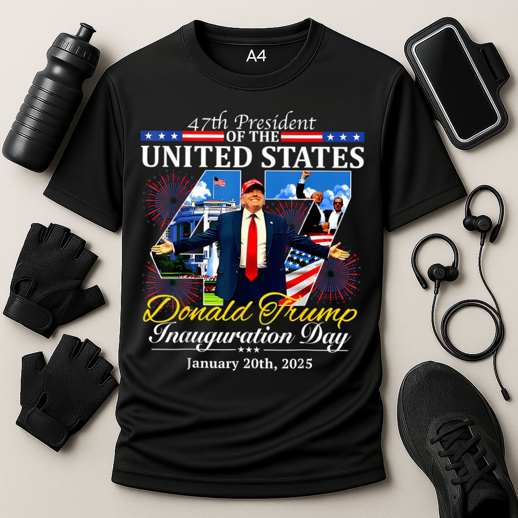 47 President Donald Trump Inauguration Day 2025 Cooling Performance Crew T-Shirt