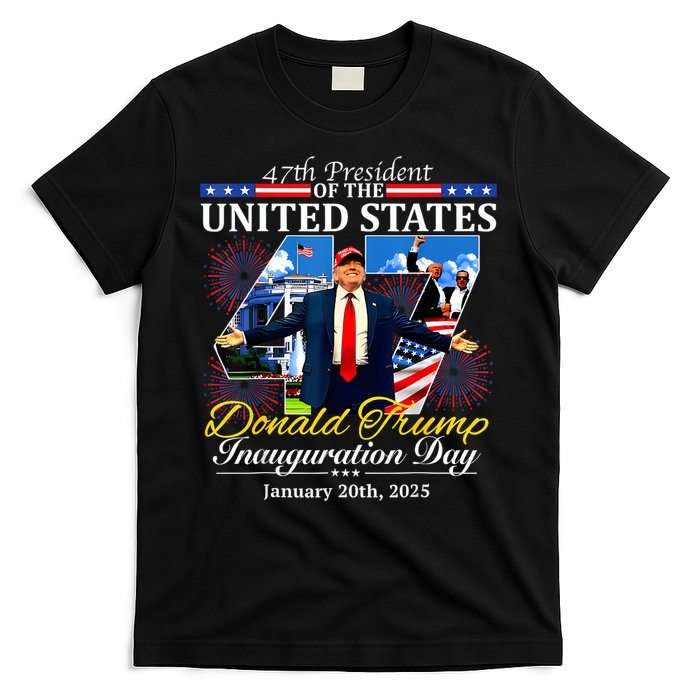 47 President Donald Trump Inauguration Day 2025 T-Shirt