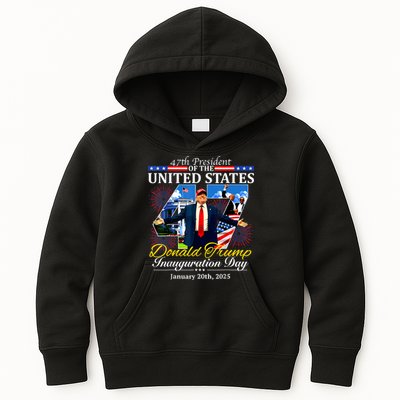 47 President Donald Trump Inauguration Day 2025 Kids Hoodie