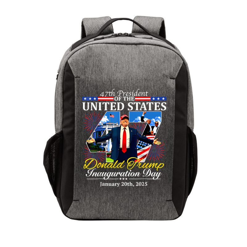 47 President Donald Trump Inauguration Day 2025 Vector Backpack