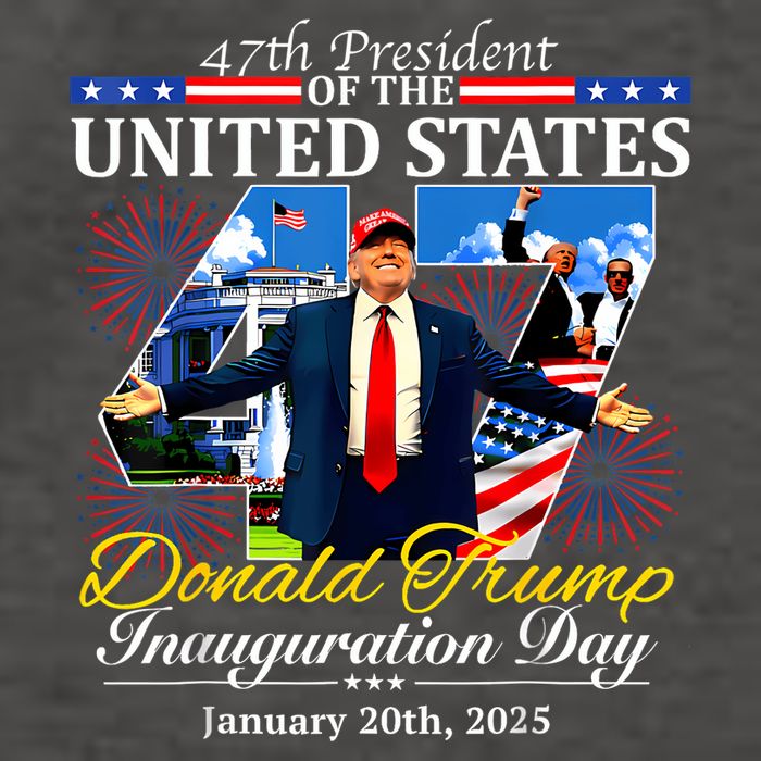 47 President Donald Trump Inauguration Day 2025 Vector Backpack