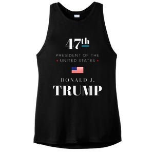 47th President Donald J. Trump Inauguration Day 2025 Ladies PosiCharge Tri-Blend Wicking Tank