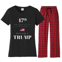 47th President Donald J. Trump Inauguration Day 2025 Women's Flannel Pajama Set