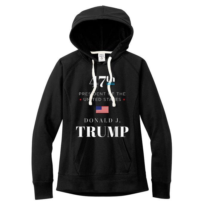 47th President Donald J. Trump Inauguration Day 2025 Women's Fleece Hoodie