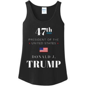 47th President Donald J. Trump Inauguration Day 2025 Ladies Essential Tank