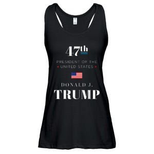 47th President Donald J. Trump Inauguration Day 2025 Ladies Essential Flowy Tank