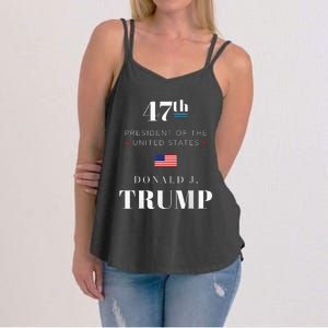 47th President Donald J. Trump Inauguration Day 2025 Women's Strappy Tank