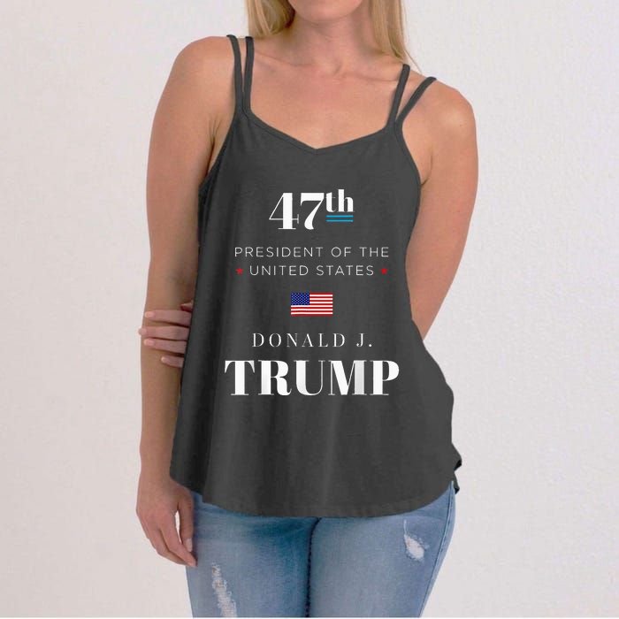 47th President Donald J. Trump Inauguration Day 2025 Women's Strappy Tank