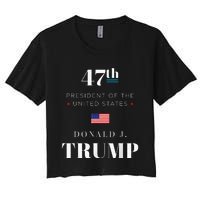 47th President Donald J. Trump Inauguration Day 2025 Women's Crop Top Tee