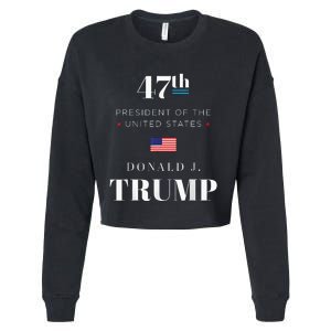 47th President Donald J. Trump Inauguration Day 2025 Cropped Pullover Crew