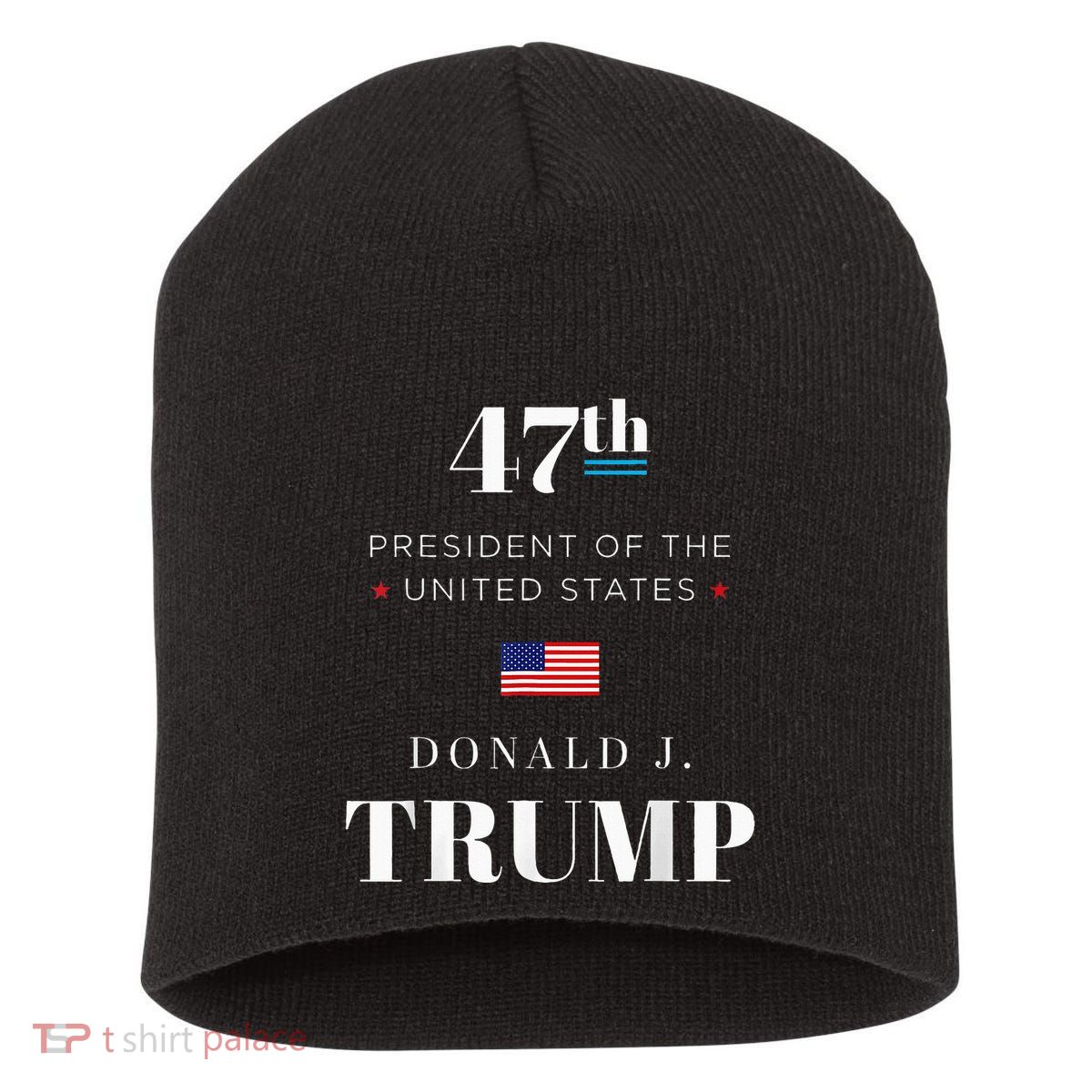 47th President Donald J. Trump Inauguration Day 2025 Short Acrylic Beanie