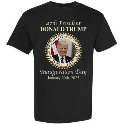 47th President Donald Trump Inauguration 2025 Memorabilia Garment-Dyed Heavyweight T-Shirt