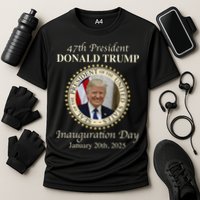 47th President Donald Trump Inauguration 2025 Memorabilia Cooling Performance Crew T-Shirt