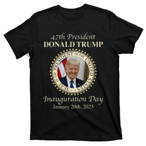 47th President Donald Trump Inauguration 2025 Memorabilia T-Shirt