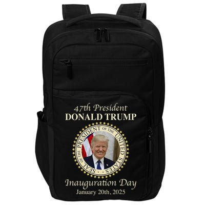 47th President Donald Trump Inauguration 2025 Memorabilia Impact Tech Backpack