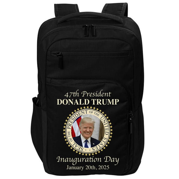 47th President Donald Trump Inauguration 2025 Memorabilia Impact Tech Backpack