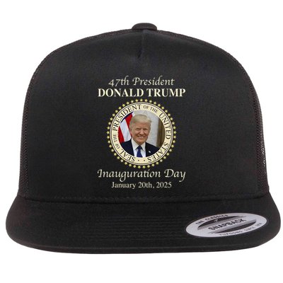 47th President Donald Trump Inauguration 2025 Memorabilia Flatbill Hat