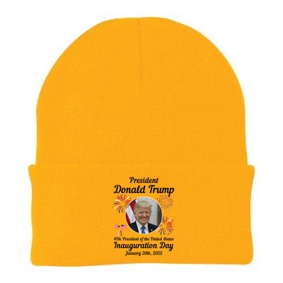 47th President Donald Trump Inauguration Day Knit Cap Winter Beanie