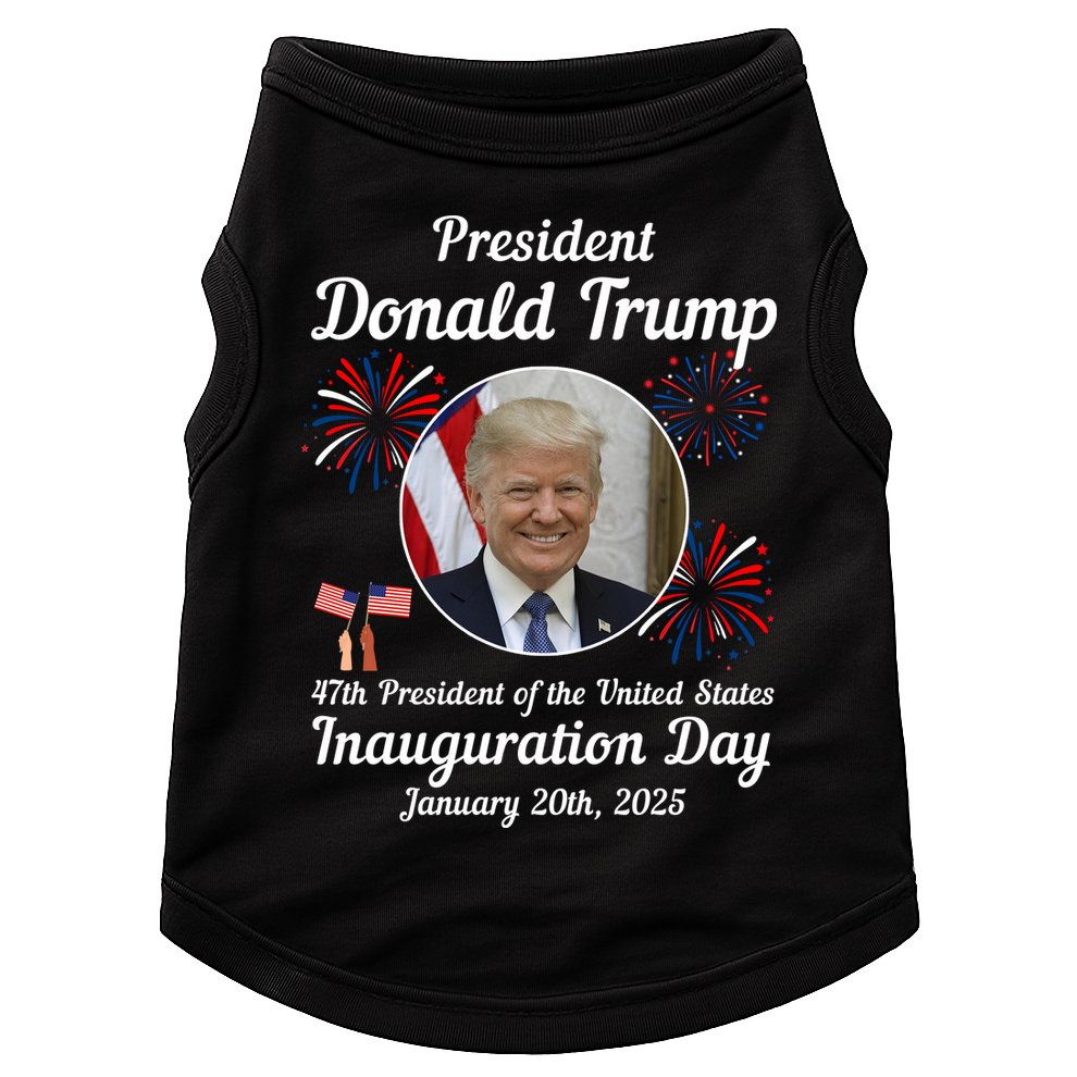 47th President Donald Trump Inauguration Day Doggie Tank