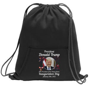 47th President Donald Trump Inauguration Day Sweatshirt Cinch Pack Bag