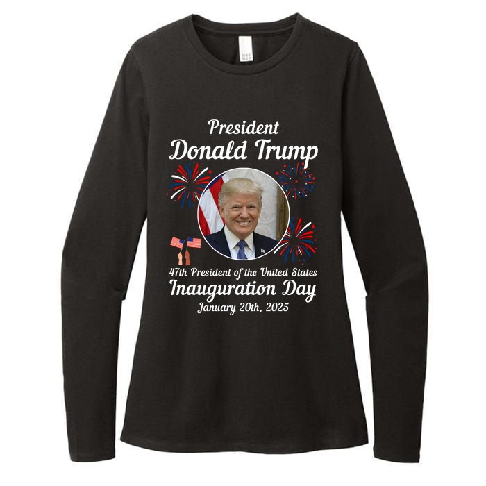 47th President Donald Trump Inauguration Day Womens CVC Long Sleeve Shirt