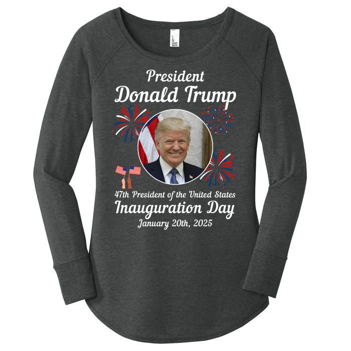 47th President Donald Trump Inauguration Day Women's Perfect Tri Tunic Long Sleeve Shirt