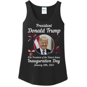 47th President Donald Trump Inauguration Day Ladies Essential Tank