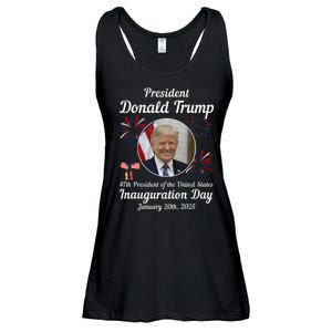 47th President Donald Trump Inauguration Day Ladies Essential Flowy Tank