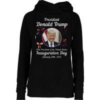 47th President Donald Trump Inauguration Day Womens Funnel Neck Pullover Hood