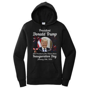 47th President Donald Trump Inauguration Day Women's Pullover Hoodie