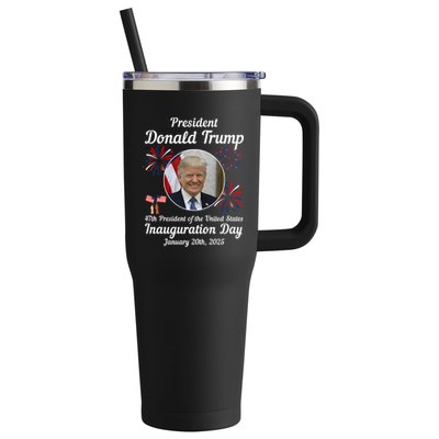 47th President Donald Trump Inauguration Day 40oz Vacuum Insulated Stainless Steel Travel Tumbler