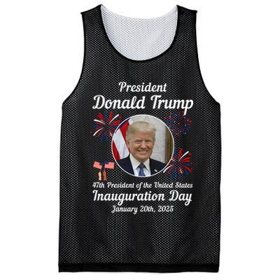 47th President Donald Trump Inauguration Day Mesh Reversible Basketball Jersey Tank