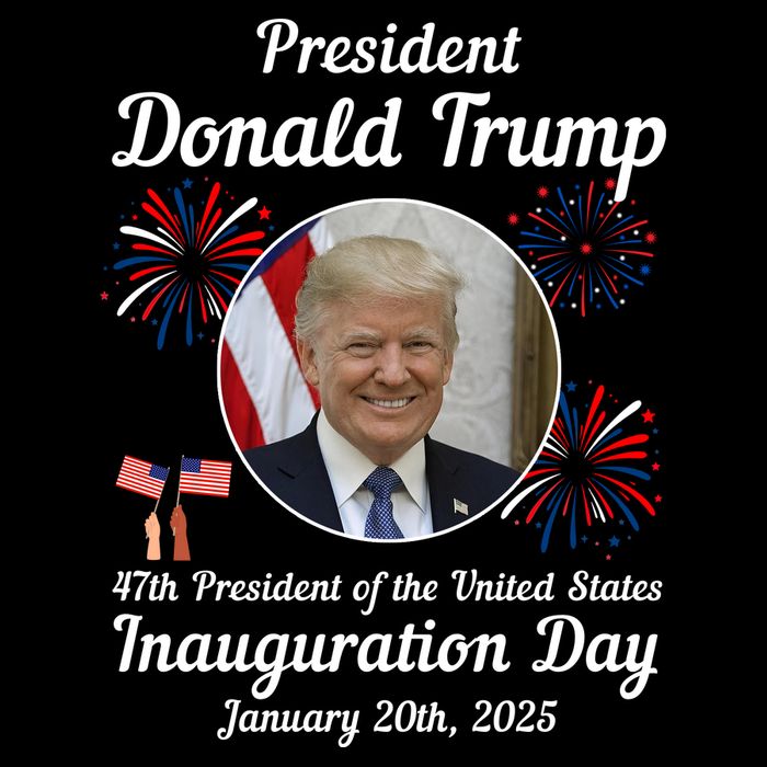 47th President Donald Trump Inauguration Day Poster