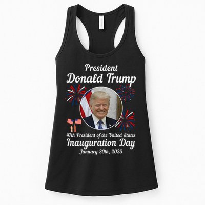 47th President Donald Trump Inauguration Day Womens Tank Top