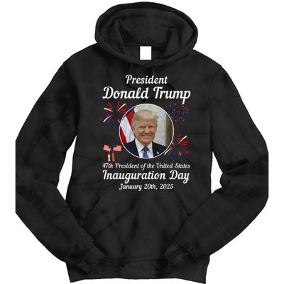 47th President Donald Trump Inauguration Day Tie Dye Hoodie