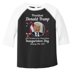 47th President Donald Trump Inauguration Day Toddler Fine Jersey T-Shirt