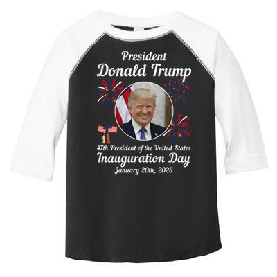 47th President Donald Trump Inauguration Day Toddler Fine Jersey T-Shirt