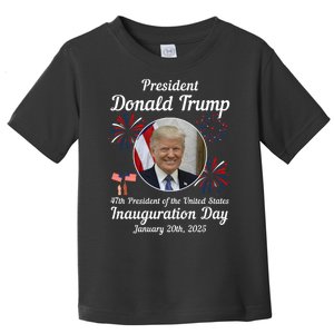 47th President Donald Trump Inauguration Day Toddler T-Shirt