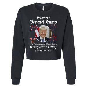 47th President Donald Trump Inauguration Day Cropped Pullover Crew