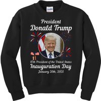 47th President Donald Trump Inauguration Day Kids Sweatshirt