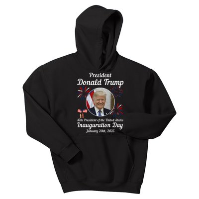 47th President Donald Trump Inauguration Day Kids Hoodie