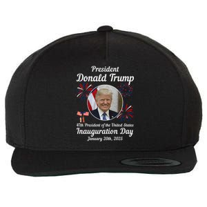 47th President Donald Trump Inauguration Day Wool Snapback Cap