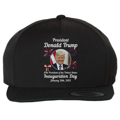 47th President Donald Trump Inauguration Day Wool Snapback Cap