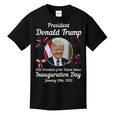 47th President Donald Trump Inauguration Day Kids T-Shirt