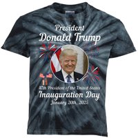 47th President Donald Trump Inauguration Day Kids Tie-Dye T-Shirt