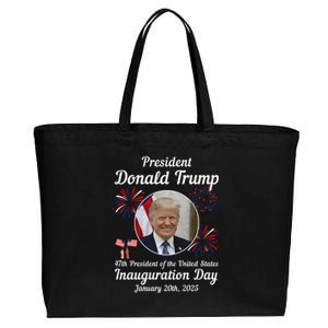 47th President Donald Trump Inauguration Day Cotton Canvas Jumbo Tote