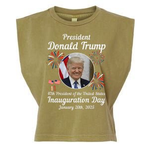 47th President Donald Trump Inauguration Day Garment-Dyed Women's Muscle Tee