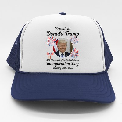 47th President Donald Trump Inauguration Day Trucker Hat