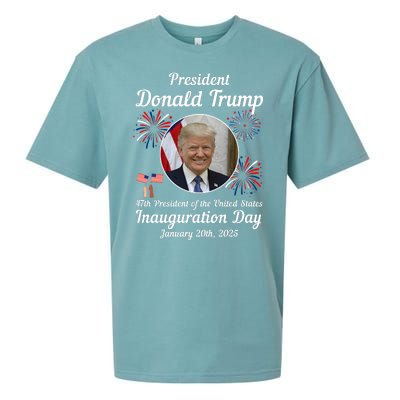 47th President Donald Trump Inauguration Day Sueded Cloud Jersey T-Shirt